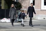 Amsterdam 4 maart 2018
Chantal Janzen zwanger met man Marco en zoontje James