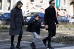 Amsterdam 4 maart 2018
Chantal Janzen zwanger met man Marco en zoontje James