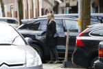 Amsterdam 15 februari 2018 
Chantal janzen met man Marco en zoon naar verloskundigenpraktijk