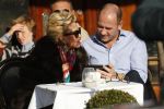 Amsterdam 17 februari 2018
Connie Witteman met verloofde Eugene v Dun op terras.