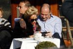 Amsterdam 17 februari 2018
Connie Witteman met verloofde Eugene v Dun op terras.