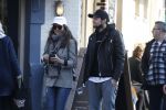 Amsterdam 18 februari 2018 
Daley Blind met zijn vriendin Candy-Rae Fleur. Ze zaten op terras en gingen daarna naar hun huis in Amsterdam zuid
