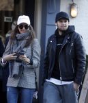 Amsterdam 18 februari 2018 
Daley Blind met zijn vriendin Candy-Rae Fleur. Ze zaten op terras en gingen daarna naar hun huis in Amsterdam zuid