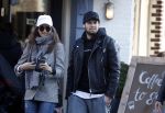 Amsterdam 18 februari 2018 
Daley Blind met zijn vriendin Candy-Rae Fleur. Ze zaten op terras en gingen daarna naar hun huis in Amsterdam zuid