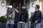 Amsterdam 18 februari 2018 
Daley Blind met zijn vriendin Candy-Rae Fleur. Ze zaten op terras en gingen daarna naar hun huis in Amsterdam zuid