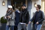 Amsterdam 18 februari 2018 
Daley Blind met zijn vriendin Candy-Rae Fleur. Ze zaten op terras en gingen daarna naar hun huis in Amsterdam zuid
