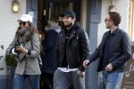 Amsterdam 18 februari 2018 
Daley Blind met zijn vriendin Candy-Rae Fleur. Ze zaten op terras en gingen daarna naar hun huis in Amsterdam zuid