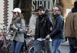 Amsterdam 18 februari 2018 
Daley Blind met zijn vriendin Candy-Rae Fleur. Ze zaten op terras en gingen daarna naar hun huis in Amsterdam zuid
