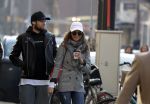 Amsterdam 18 februari 2018 
Daley Blind met zijn vriendin Candy-Rae Fleur. Ze zaten op terras en gingen daarna naar hun huis in Amsterdam zuid