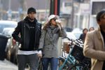 Amsterdam 18 februari 2018 
Daley Blind met zijn vriendin Candy-Rae Fleur. Ze zaten op terras en gingen daarna naar hun huis in Amsterdam zuid