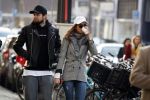 Amsterdam 18 februari 2018 
Daley Blind met zijn vriendin Candy-Rae Fleur. Ze zaten op terras en gingen daarna naar hun huis in Amsterdam zuid