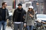 Amsterdam 18 februari 2018 
Daley Blind met zijn vriendin Candy-Rae Fleur. Ze zaten op terras en gingen daarna naar hun huis in Amsterdam zuid