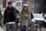 Amsterdam 18 februari 2018 
Daley Blind met zijn vriendin Candy-Rae Fleur. Ze zaten op terras en gingen daarna naar hun huis in Amsterdam zuid