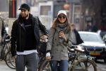 Amsterdam 18 februari 2018 
Daley Blind met zijn vriendin Candy-Rae Fleur. Ze zaten op terras en gingen daarna naar hun huis in Amsterdam zuid
