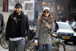 Amsterdam 18 februari 2018 
Daley Blind met zijn vriendin Candy-Rae Fleur. Ze zaten op terras en gingen daarna naar hun huis in Amsterdam zuid