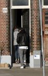 Amsterdam 18 februari 2018 
Daley Blind met zijn vriendin Candy-Rae Fleur. Ze zaten op terras en gingen daarna naar hun huis in Amsterdam zuid