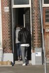 Amsterdam 18 februari 2018 
Daley Blind met zijn vriendin Candy-Rae Fleur. Ze zaten op terras en gingen daarna naar hun huis in Amsterdam zuid