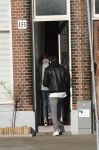 Amsterdam 18 februari 2018 
Daley Blind met zijn vriendin Candy-Rae Fleur. Ze zaten op terras en gingen daarna naar hun huis in Amsterdam zuid