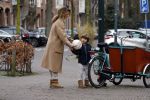 Amsterdam 11 maart 2018   
Danie Bles aan het voetballen met zijn zoon