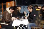 Amsterdam 7 februari 2018  
Robert de Hoog en Daniel de Ridder op terras