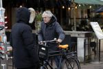 Amsterdam 8 maart 2018
Derek de Lint met zijn fiets bij de Albert Cuyp