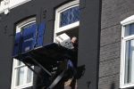 Amsterdam 12 maart 2018
Dries en Honoria Roelvink  verhuizen naar hun nieuwe appartement op de pc Hooftstraat