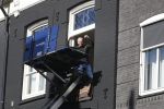 Amsterdam 12 maart 2018
Dries en Honoria Roelvink  verhuizen naar hun nieuwe appartement op de pc Hooftstraat