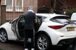 Amsterdam 15 februari 2018 
Dries Roelvink bij zijn auto