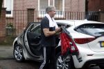 Amsterdam 15 februari 2018 
Dries Roelvink bij zijn auto