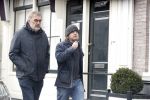 Amsterdam 3 maart 2018  
Eddy Terstal en Rob Hoogland op straat in Amsterdam