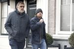 Amsterdam 3 maart 2018  
Eddy Terstal en Rob Hoogland op straat in Amsterdam