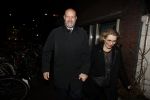 Amsterdam 12 maart 2018
Elle v Rijn met partner op straat in Amsterdam