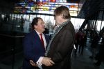 Hilversum 12 februari 2018 
Tribute to Guus Verstraete in beeld en geluid op het mediapark. Eppo van Nispen tot Sevenaer en Bert v d Veer