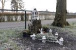 Loosdrecht 21 februari 2018
Gedenkteken voor Fleur Balkestein , het meisje van 19 die doodgereden werd na straatrace vader en zoon
