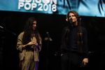 Amsterdam 12 februari 2018
Uitreiking Edison muziekprijzen in de westergasfabriek. Folkert Verdoorn en Naaz