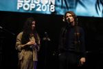 Amsterdam 12 februari 2018
Uitreiking Edison muziekprijzen in de westergasfabriek. Folkert Verdoorn en Naaz