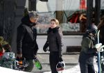 Lech/ Oberlech 25 februari 2018
Frank Rijkaard met zijn vrouw Stephanie Rijkaard en hun zoon in Lech