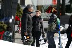 Lech/ Oberlech 25 februari 2018
Frank Rijkaard met zijn vrouw Stephanie Rijkaard en hun zoon in Lech
