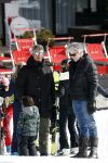 Lech/ Oberlech 25 februari 2018
Frank Rijkaard met zijn vrouw Stephanie Rijkaard en hun zoon in Lech