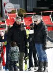 Lech/ Oberlech 25 februari 2018
Frank Rijkaard met zijn vrouw Stephanie Rijkaard en hun zoon in Lech