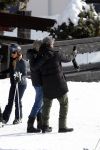 Lech/ Oberlech 25 februari 2018
Frank Rijkaard met zijn vrouw Stephanie Rijkaard en hun zoon in Lech