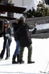 Lech/ Oberlech 25 februari 2018
Frank Rijkaard met zijn vrouw Stephanie Rijkaard en hun zoon in Lech