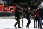 Lech/ Oberlech 25 februari 2018
Frank Rijkaard met zijn vrouw Stephanie Rijkaard en hun zoon in Lech