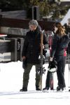 Lech/ Oberlech 25 februari 2018
Frank Rijkaard met zijn vrouw Stephanie Rijkaard en hun zoon in Lech