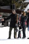 Lech/ Oberlech 25 februari 2018
Frank Rijkaard met zijn vrouw Stephanie Rijkaard en hun zoon in Lech