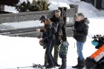 Lech/ Oberlech 25 februari 2018
Frank Rijkaard met zijn vrouw Stephanie Rijkaard en hun zoon in Lech