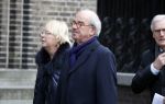 Rotterdam 20 februari 2018
Dienst voor overlijden /begrafenis Ruud Lubbers in de Laurentius Elisabeth Kathedraal.
Frans Weisglas met vrouw