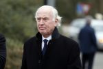 Leusden 6 maart 2018
Crematie Mies Bouwman in crematorium Leusden. Fred Oster met regisseur Bob ...