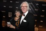 Amsterdam 9 maart 2018 
Boekenbal 2018 in de schouwburg van Amsterdam. Freek de Jonge met vrouw