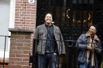 Amsterdam 10 februari 2018
Gerry Mijnals bij Nikkie Plessen voor de deur